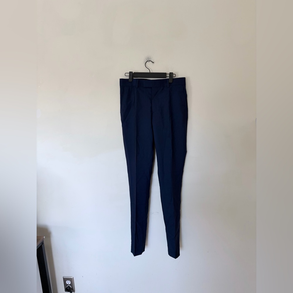 NWT The Kooples Marine Officer business wear suit dress pants unisex navy $360 - Picture 2 of 7